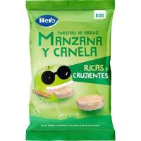 Tortitas de arroz manzana y canela HERO, bolsa 40 g