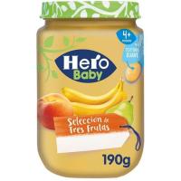 Potet selecció de 3 fruites HERO, pot 190 g