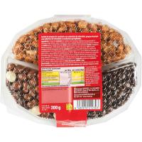 Surtido de grageas recubiertas EROSKI, bandeja 300 g
