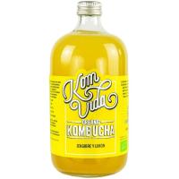 Kombucha organic de gingebre i llimona KOMVIDA, ampolla 750 ml