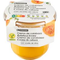 Crema de calabaza EROSKI, tarrina 350 g