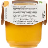 Crema de calabaza EROSKI, tarrina 350 g