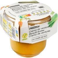 Crema de verdures EROSKI, terrina 350 g