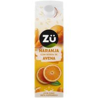 Beguda de suc espremut de taronja amb civada ZÜ, brik 1 litre