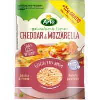 Queso rallado Cheddar-Mozzarella ARLA FINELLO, bolsa 175 g