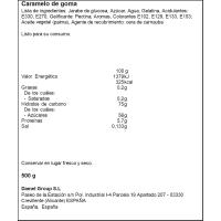 Pandereta mix de gominolas scary DAMEL, tarrina 500 g