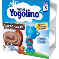 Yogolino cacau NESTLE, terrina 4x100 g