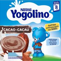 Yogolino cacau NESTLE, terrina 4x100 g