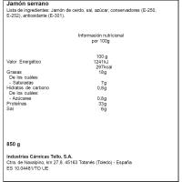 Lote mini jamón TELLO, 1 ud