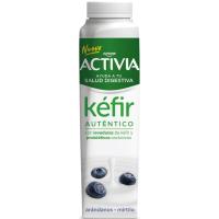 Kefir sabor arándanos ACTIVIA, botella 320 g