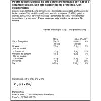Mousse de caramelo salado y chocolate YOPRO, tarrina 150 g