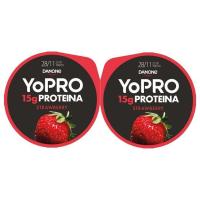 Preparat lacti sabor maduixa YOPRO, pack 2x160 g