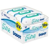 Tovalloletes Aqua Pure DODOT, pack 9x48 u