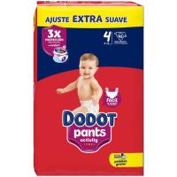 Pants jumbo 9-15 kg Talla 4 DODOT ACTIVITY EXTRA, paquete 43 uds