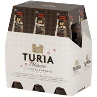 Cerveza TURIA, botellín pack 6x25 cl