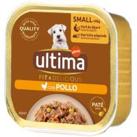 Alimento de pollo para perro adulto mini ULTIMA, tarrina 150 g