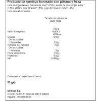 Smilitos de fresa y plátano eco SMILEAT, bolsa 25 g