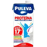 Llet desnatada alta en proteïnes PULEVA, brik 1 litre