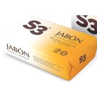 Jabón de manos hidratante en pastilla S3, pack 2 uds