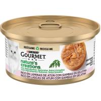 Alimento de atún&gambas para gato GOURMET, lata 70 g