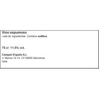 Espumoso Pre Spritz CINZANO, botella 75 cl