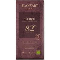 Xocolata ecològic 82% cacau Congo BLANXART, rajola 100 g