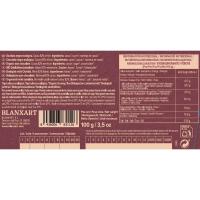 Xocolata ecològic 82% cacau Congo BLANXART, rajola 100 g