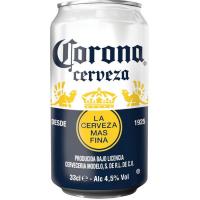 Cerveza CORONA, lata 33 cl