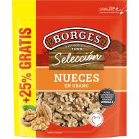 Nuez grano sin cáscara 25% gratis BORGES, bolsa 155 g
