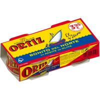 Bonito en aceite de oliva ORTIZ, pack 2x63 g