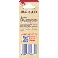 Vela Nº 0 DR. OETKER, pack 1 ud