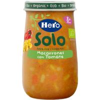 Potito ecológico de macarrones con tomate HERO, tarro 190 g