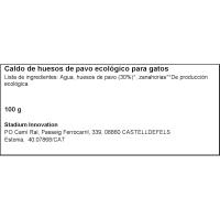 Caldo de huesos de pavo eco para gatos PET BEL, bolsa 100 ml