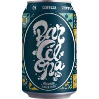 Cerveza lager BARCELONA, lata 0,33l