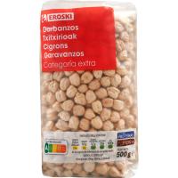 Garbanzo extra EROSKI, paquete 500 g