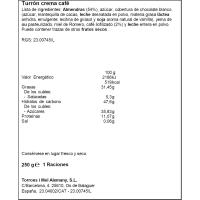 Turrón crema de café ALEMANY, caja 250 g