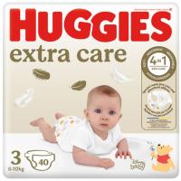 Bolquer Talla 3 (6-10 kg) HUGGIES Extra Care, pack 40 u