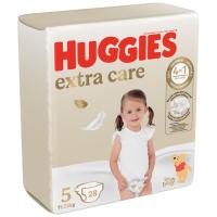 Pañal Talla 5 (11-25 kg) Extra Care HUGGIES, pack 28 uds