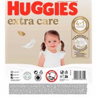 Pañal Talla 5 (11-25 kg) Extra Care HUGGIES, pack 28 uds