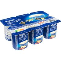 Yogur griego con vainilla EROSKI, pack 6x125 g