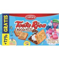 Galleta choco guay CUETARA TOSTA RICA, caja 168 g