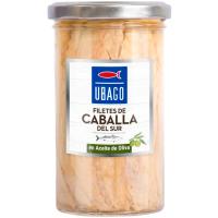 Caballa del sur en aceite de oliva UBAGO, frasco 150 g