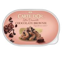 Gelat brownie CARTE D'OR, terrina 456 g Gelat brownie CARTE D'OR, terrina 456 g