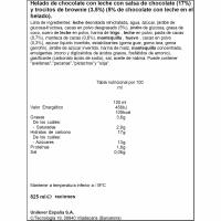 Gelat brownie CARTE D'OR, terrina 456 g Gelat brownie CARTE D'OR, terrina 456 g