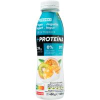 Iogurt líquid 0% proteïnes tropical EROSKI, 400 g