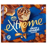 Helado caramel choco toffee EXTREME, 6 uds, caja 426 g