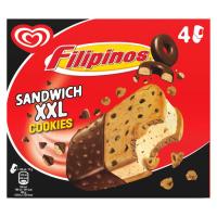 Sandwich cookie XXL FILIPINOS, caixa 4 u 308 g
