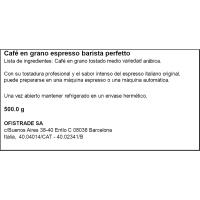 Cafè en gra espresso barista perfetto LAVAZZA, paquet 500 g