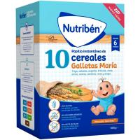 Farinetes 10 cereals galeta maria NUTRIBEN, caixa 600 g