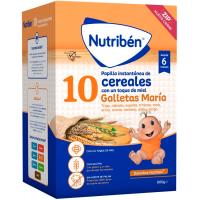 Farinetes 10 cereals mel galeta NUTRIBEN, caixa 600 g